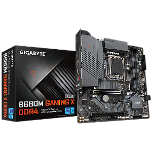 PLACA MAE DESK GIGABYTE 1700 B660M GAMING X (4xDDR4/1xHDMI/1xDISPLAYPORT/1xM.2/1xRJ45/3xUSB3.2) BOX