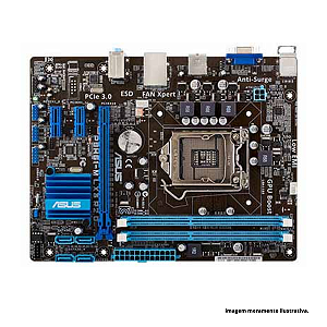 PLACA MAE DESK ASUS 1155 P8H61-M LX R2.0 (2xDDR3/1xVGA/4xUSB2.0/1xREDE/1xAUDIO) OPEN   I