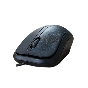 MOUSE USB OPTICO BRAZILPC BPC-M129 1000 DPI PRETO 1.2M (100X59X35) BOX   IF