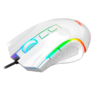 MOUSE USB REDRAGON M607W GAMER GRIFFIN LUNAR WHITE BRANCO BOX