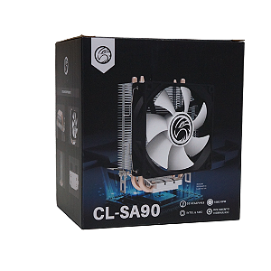 COOLER BRAZILPC GAMER CL-SA90 2 HEATPIPE 100W P/ INTEL