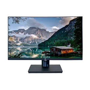 MONITOR LED 23.8 BRAZILPC FRAMELESS ANTIRREFLEXO BPC24SADP-75 FHD 75Hz ERGONÔMICO PRETO BOX   IF