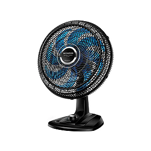 VENTILADOR DE MESA MONDIAL SUPER POWER VSP30AP 60W 127V PRETO/AZUL (OUTLET) BOX
