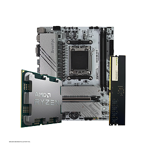 Kit Upgrade AMD Ryzen 5 8400F + Placa-Mãe B650M + 8GB DDR5 5600
