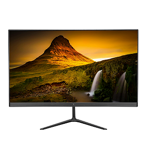 MONITOR LED 23.8 BRAZILPC 24WCF-100 FHD 100Hz CURVO R2800 FRAMLESS PRETO WIDESCREEN BOX   IF