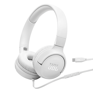 FONE DE OUVIDO JBL TUNE520C USB-C COM FIO JBLT520CWHT BRANCO BOX