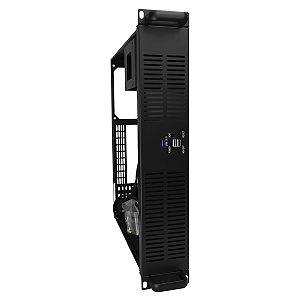 Gabinete Rack 2U BrazilPC BPC-2U350 para Servidor - USB 3.0 + USB + Áudio - Sem Fonte - Box