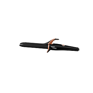Modelador de Cachos Profissional Taiff Curves 25mm Bivolt Automático 127V/220V Preto e Cobre Outlet Box