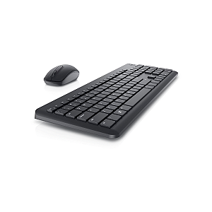 Kit Teclado e Mouse Sem Fio Dell KM3322W Wireless USB ABNT2 Preto Outlet Box