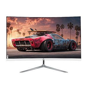 Monitor Gamer LED Curvo BrazilPC 24” BPC24BR15-100FHD Full HD 100Hz Frameless R1500 HDMI/VGA Branco