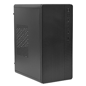 Gabinete Micro ATX BrazilPC BPC-LN4 Sem Baia Frontal em Metal com Fonte 230W, 2 USB e Áudio Frontal - Box