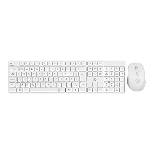 KIT S/ FIO TECLADO/MOUSE BRAZILPC BPC-5C21/4R408 C/ BATERIA USB BRANCO BOX IF