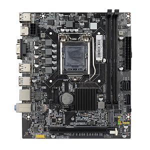 Placa Mãe BrazilPC H310/B250CM.2-G Intel LGA 1151 DDR4 M.2 HDMI DVI USB 3.0 Gigabit OEM