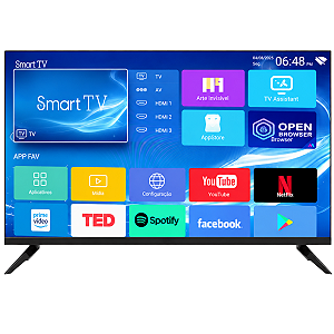 TELA LED 43" TRONOS SMART FHD WI-FI BLUETOOTH TR43SFA12B (3xHDMI/1xAV/1xPC AUDIO/1xFONE) BOX IF