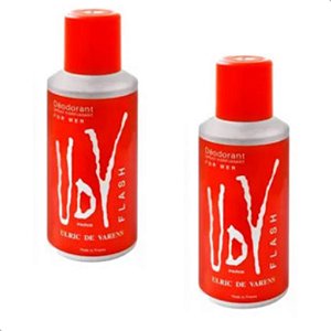 Kit 2 Desodorantes Body Spray Udv Flash 200 ml