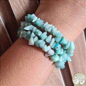 Pulseira de Amazonita (cascalho)