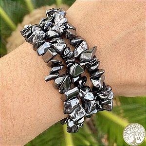 Pulseira de Hematita (cascalho)