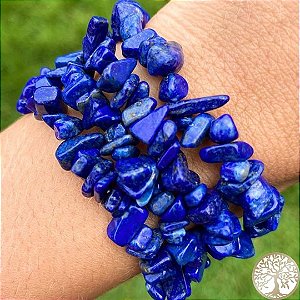 Pulseira de Lápis Lazuli (cascalho)