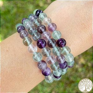 Pulseira de Fluorita (esfera)