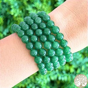Pulseira de Quartzo Verde (esfera)