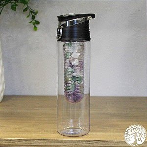 Garrafa com Pedras Naturais