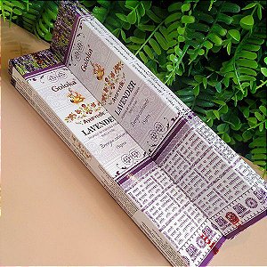 Incenso Goloka Lavanda - Energia Calmante e Relaxante
