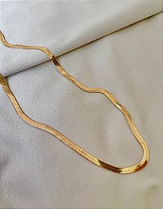 Colar Malha Folheado a Ouro 18K