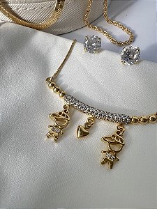 Colar Filhos 2 Meninos