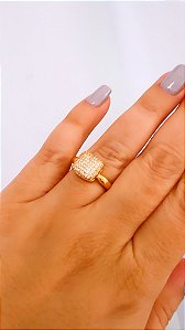 Anel Chuveirinho Quadrado