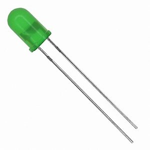 Led Difuso Verde 5mm  (Pacote com 30 peças)