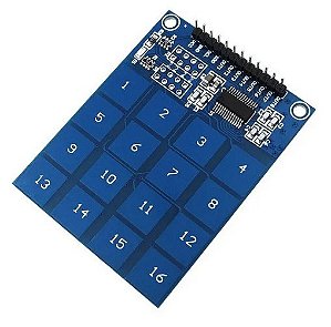 Módulo Teclado Touch Capacitivo TTP229 16 Teclas