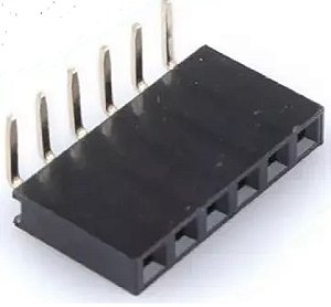 Conector MCI Fêmea 6x1-90º - Pacote com 15 Peças