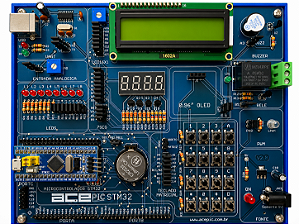 STM32F103C8T6 (Blue Pill) Placa Didática ACEPIC STM32