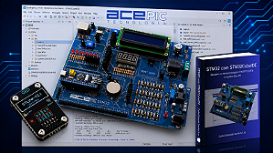 PACOTE STM32 1 - Placa STM32F103C8T6 + Gravador ST-LINK V2.1 + Livro STM32