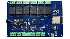 Placa ACEPIC - ESP32-AUTOMA 6R com 6 Saídas e 6 Entradas optoacopladas