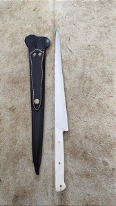 FACA JAVALIZEIRA COM BAINHA DE COURO