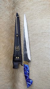 FACA JAVALIZEIRA COM BAINHA DE COURO