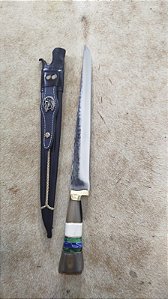 FACA JAVALIZEIRA COM BAINHA DE COURO