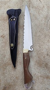 FACA JAVALIZEIRA COM BAINHA DE COURO