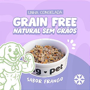 Alimentação Natural para Cães | Grain Free | Sabor Frango | Congelada