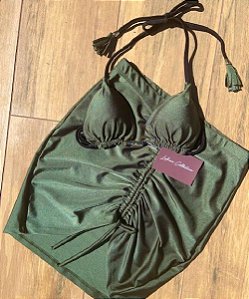 Mini Saia Verde Militar Luxury Collection