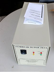 Nobreak Super Plus 2kva ( 2000VA ) P/ Portões, Portas de Enrolar e Cancelas Automáticas - Paulo Port