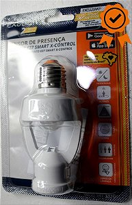 Sensor de Presença Soquete modelo E27 Smart X-Control (XC) SPT0E27 marca Exatron