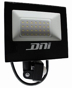 Refletor SMD C/ Sensor de Presença Led 30w Slim 6035 - DNI