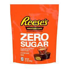 REESE'S Zero Sugar Mini Chocolate Peanut Butter Candy,