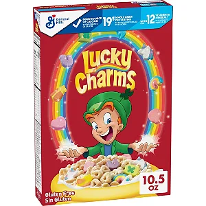 Cereal Lucky Charms com Marshmallows – Sem Glúten (297g)