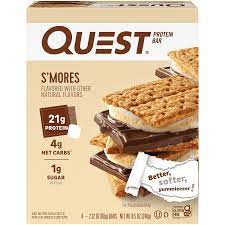 Quest Protein Bar, Smores, 20g Protein, 4 Ct
