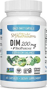 Suplemento DIM 200 mg | Equilíbrio de estrogênio para mulheres e homens