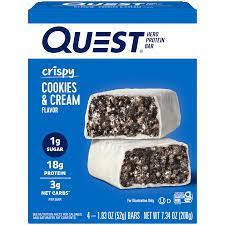 Quest Nutrition, Hero Protein Bars, Low Carb, Sem Glúten, Cookies & Cream, 4 Unid