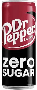 DR PEPPER zero açúcar 330ml - Pack com 12 Latas